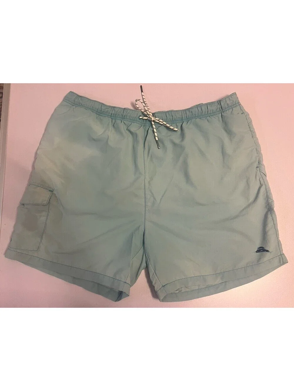 Tommy Bahama Swim Trunks Mens Size 2XL Light Blue Nylon